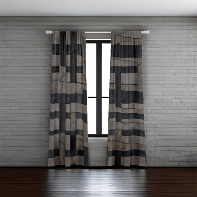 Ambrosane Semi Sheer Curtain Pair