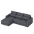 L-Shaped Modular Sectional Sofa With Removable Back Cushions And 3 Pillows