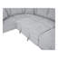 Canapé-lit rabattable en tissu moelleux avec ports USB et canapé-lit modulaire en U surdimensionné rembourré-1884606151