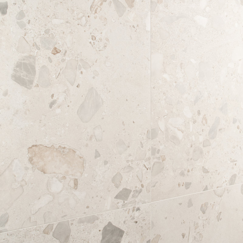 Piccoli Grande Semi-Polished Porcelain Tile, Cream