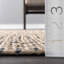 Southwestern Hand Braided Jute Beige Area Rug-761602262