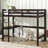 Twin Solid Wood Loft Bed With Built-in-desk-114046178