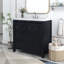 Ensemble de meuble-lavabo simple 36 po avec plateau en bois manufacturé Simrin