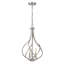 Lustre 3 lumières façon bougie Alloy Ribbons