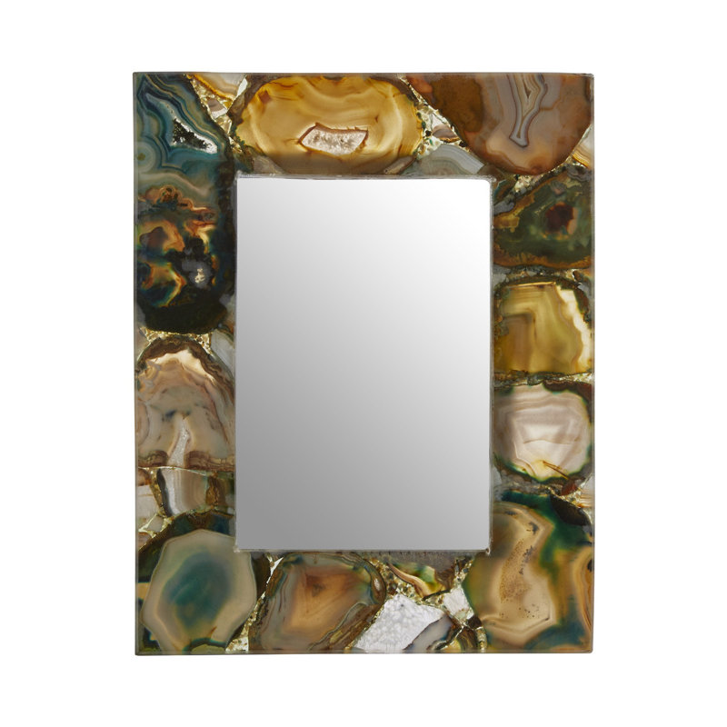 Ajnesh Green Marble Picture Frame with Mat
