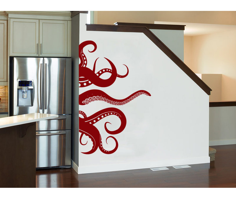 Plants & Flowers Wall Sticker / Decal, Burgundy
