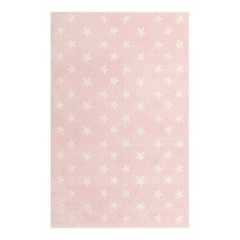 Whimsy Kids Geometric Polypropylene Plastic Rug, Rectangle 5'3" x 8'