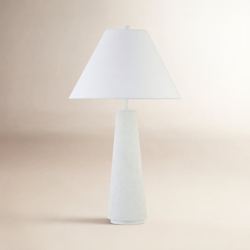 Alexy Ceramic Table Lamp, Matte White