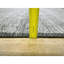 Tapis oriental 10 pi x 14 pi noir avec ivoire, laine organique nouée à la main, patine oxydée vieillie et gaufres apparentes