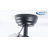42 Inch Caged Ceiling Fans with Lights, Dual Finish 5 Black Walnut Blades Hanging Fan, Rustic Ceiling Fan with Remote APP Control for Farmhouse Indoor/Outdoor Use-479030480-479030484-479030487