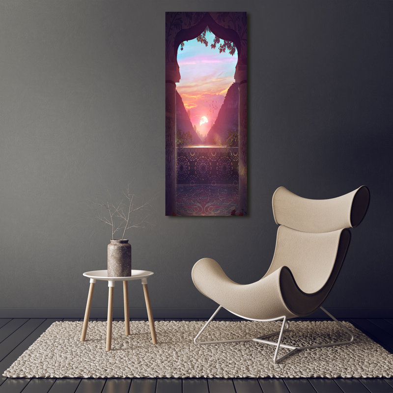 Architecture East - Wrapped Canvas Print