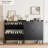 Shoe Storage Cabinet With 2 Flip Drawers, Freestanding Shoe Organizer, Shoe Cabinet With Metal Legs, Narrow Shoe Rack Cabinet, Farmhouse Slim Shoe Cabinet For Entryway, Foyer, Hallway, Black-126355520