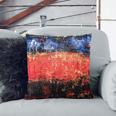 Abstract Square Throw Cushion