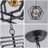 20" DIY Multi-Tier Matte Black Pendant Light w Adjustable Shades, 4-Lights and Adjustable Hanging Chain