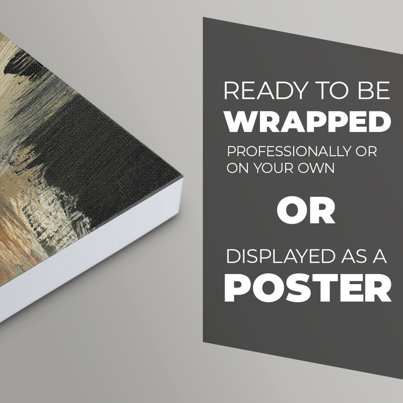 «Baked Paintstrokes I», impression sur toile seulement - non encadrée, H 60 po x l 40 po