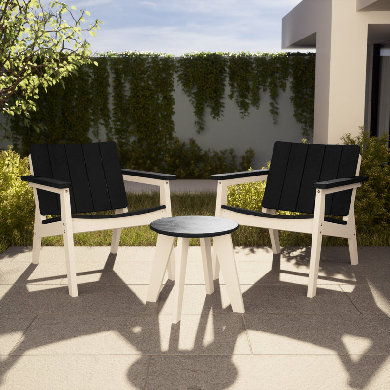 Outdoor Deep Seating Chair, Black