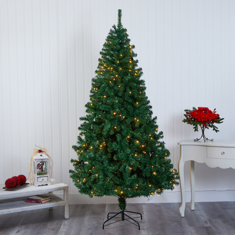 Arbre de Noël lumineux facile à installer, H 8 pi