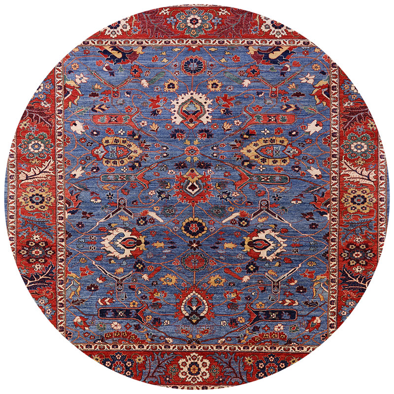 Oriental Indoor Rug, Round 8'