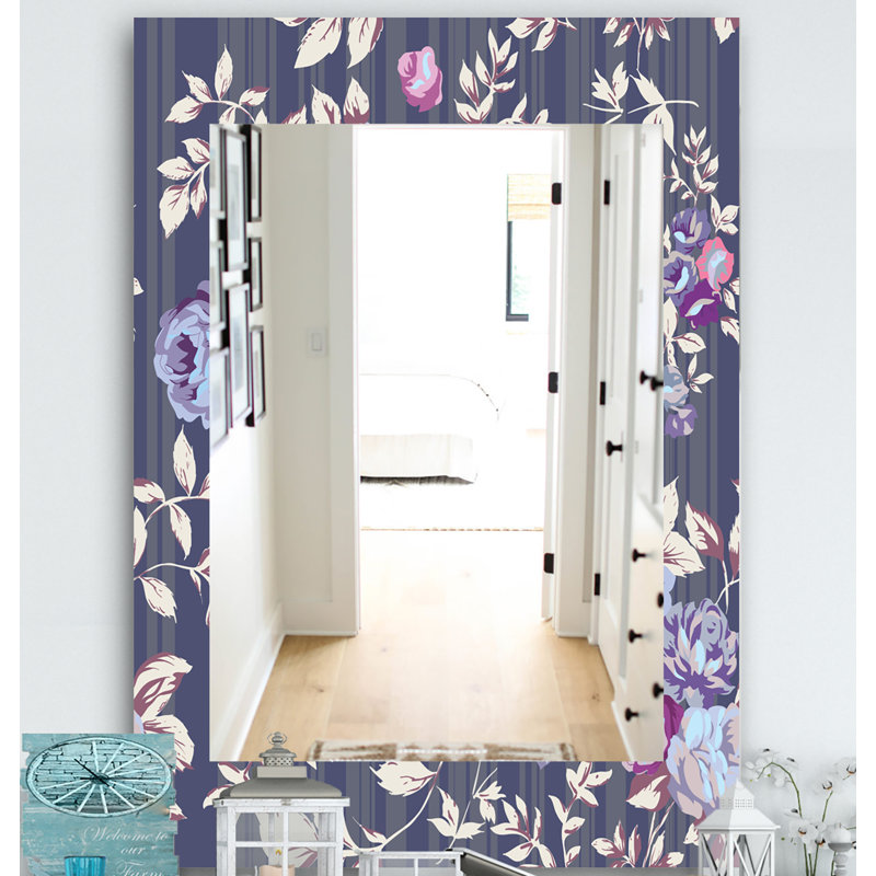 Miroir mural Roses, H 24 po x l 32 po