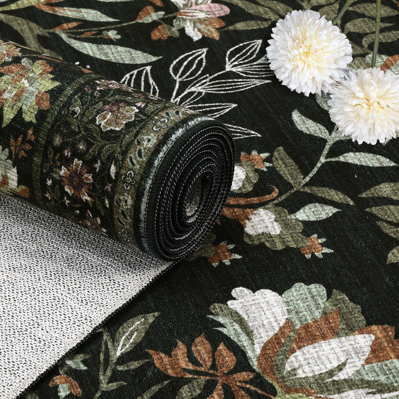 Tapis lavable antidérapant Farmhouse Floral