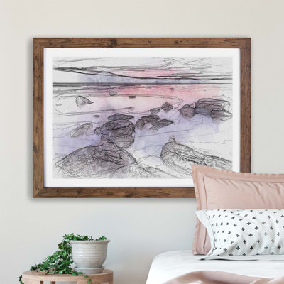 Sunset Over Lake Tahoe - Single Picture Frame Painting