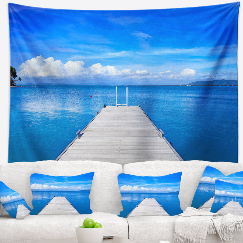 Tapisserie Seascape, H 68 po x l 80 po