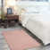 Mullican Sandy Solid Pink Easy Care Indoor/Outdoor Area Rug