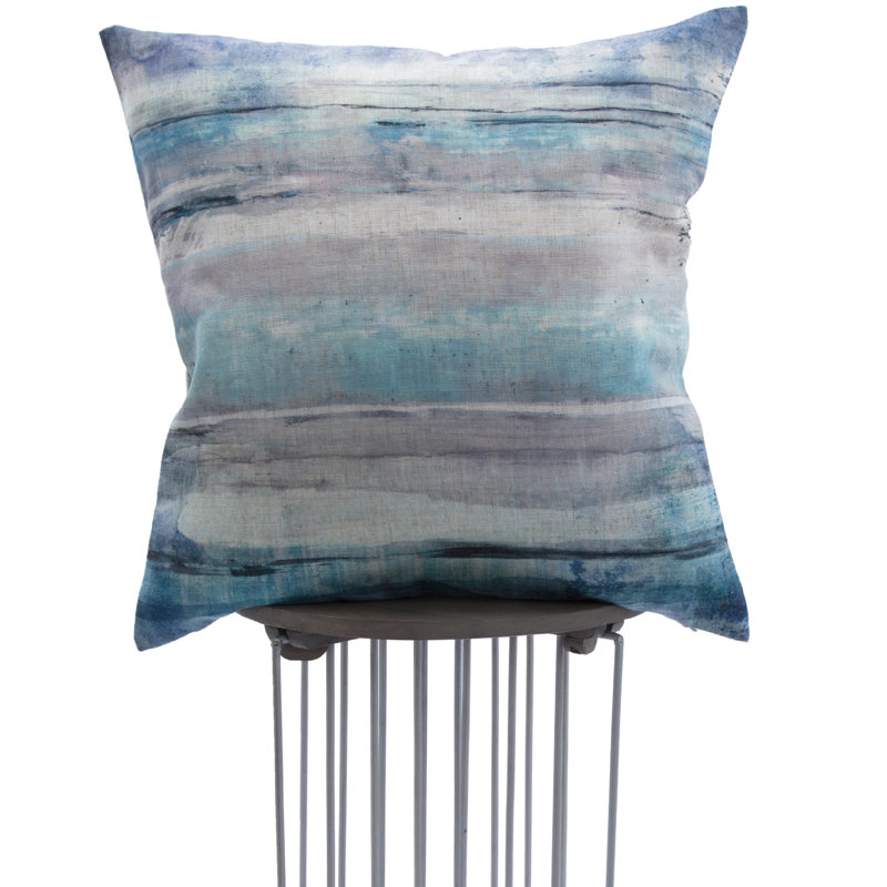 Mcneel Feather Linen Throw Pillow