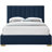 Pierce Solid Wood and Upholstered Platform Bed-67046646-67046645