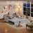 Convertible 6-In-1 Sleeper Sofa Bed, Corduroy Pull Out Couch With 3-Tier Extending Design, Upholstered Sofa With Chaise, Storage Pockets & 2 Cushions For Small Spaces-1154918508