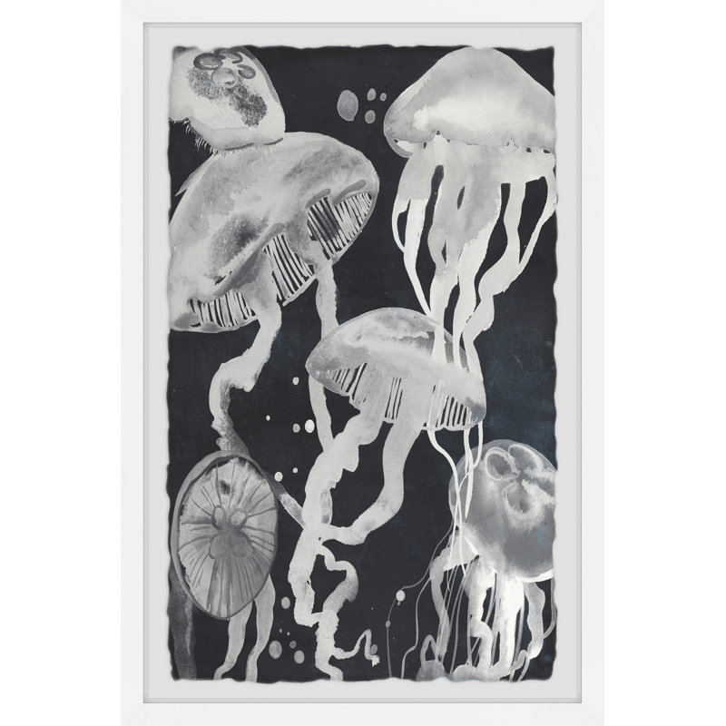 Jellyfish III - Single Picture Frame Print, 91cm H x 61cm W x 3.81cm D