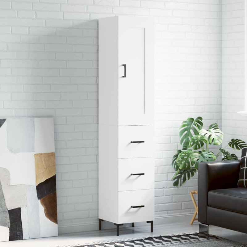34.5cm Sideboard, White
