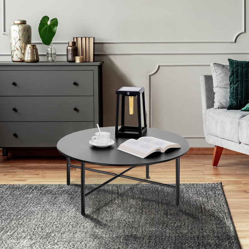 Table basse Callianna, Noir, H 13,4 po x L 27,5 po x l 27,5 po
