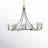 Merton 8 - Light Coal And Soft Brass Kitchen Island Pendant