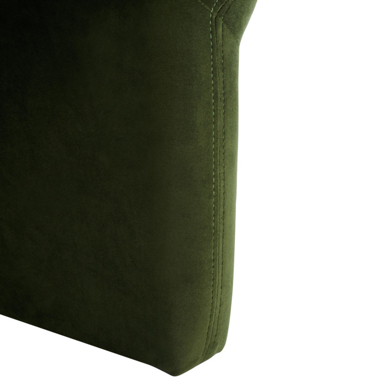Fauteuil demi-tonneau Cambry, Vert forêt