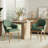 Modern Upholstered Dining Accent Chair with Wooden Legs-181813616-180612298