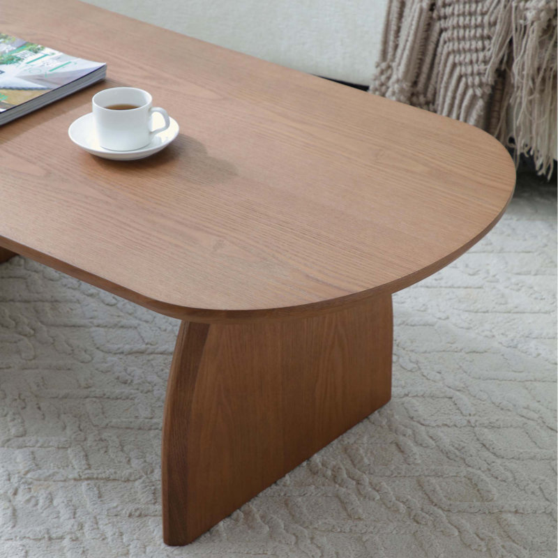 Table basse Mid Century Modern, Noyer