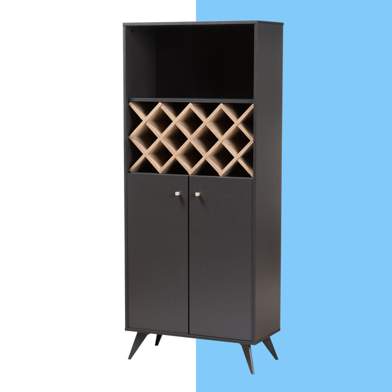 Bar Cabinet, Dark Grey