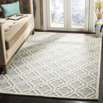 Cannen Hand Tufted Wool Geometric Rug