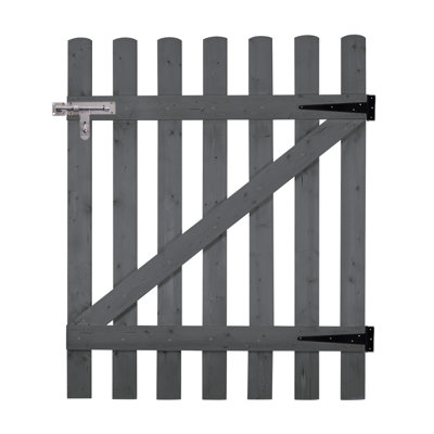 Caskey Garden Wood Fence Gate with Latch