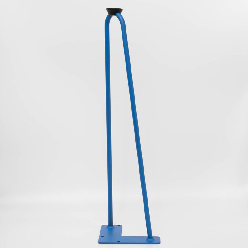 ROUS Hardware 18" Hairpin Furniture Legs – Steel Mid-Century Modern Table Legs, 4-Count, Polo (Navy Blue), 18"