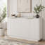 Buffet moderne avec rangement, grand buffet cannelé avec tablettes réglables Modern-130839889