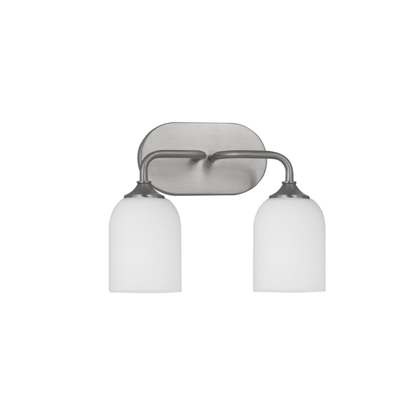 Emile Medium Vanity from Generation Lighting , Brushed Steel, No