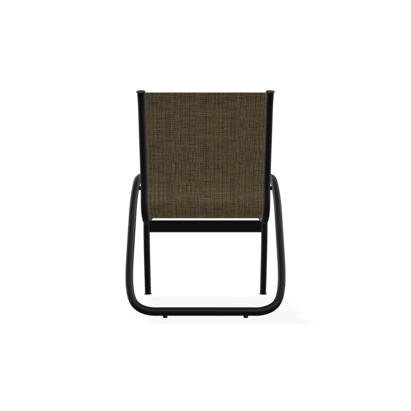 Fauteuil de patio Gardenella, Beacon taupe Sunbrella®, Noir texturé