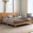 Branquinha Modern King Bed With Headboard-1316897607-1316897601