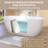 67'' Freestanding Soaking Acrylic Bathtub-100206219