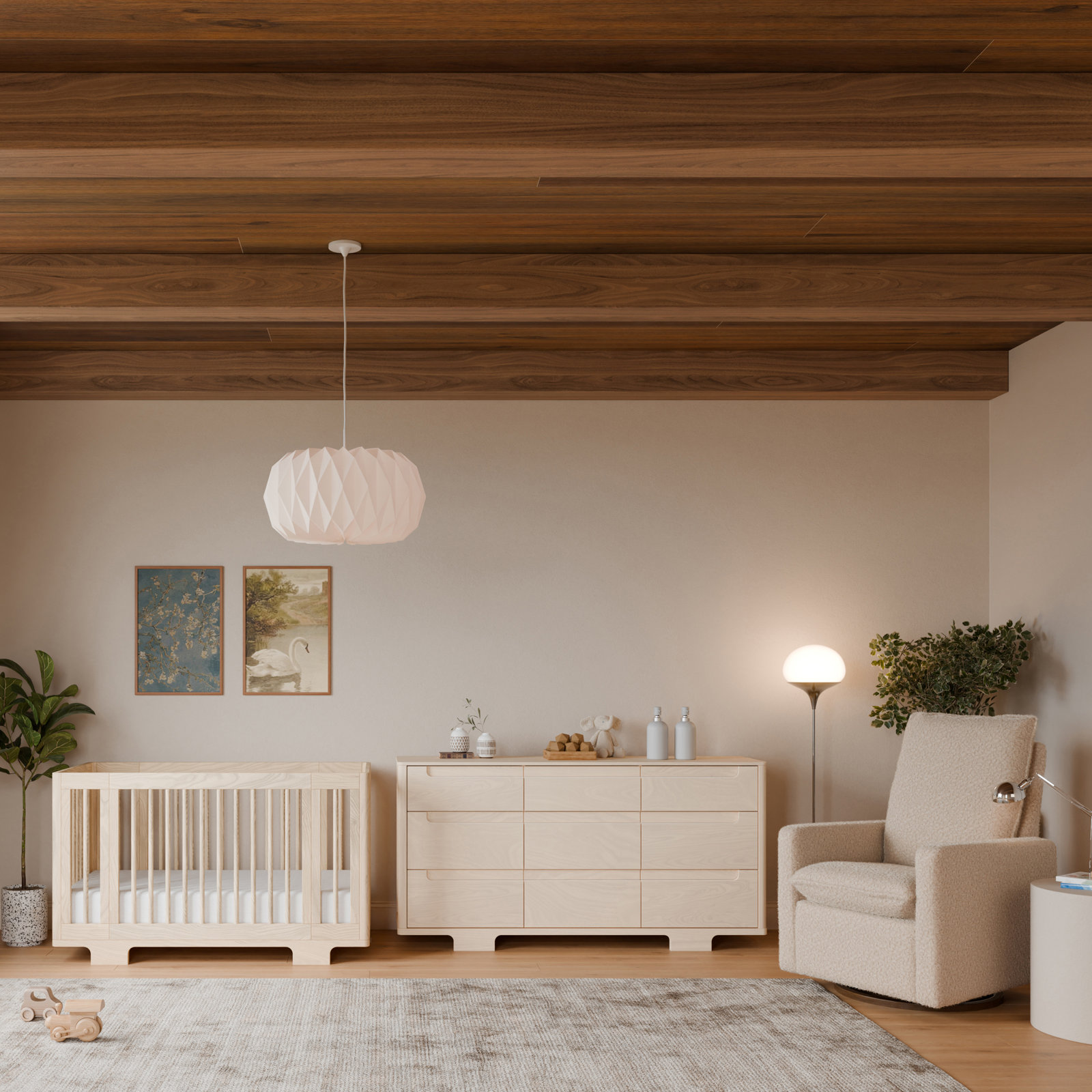 Yuzu 9-Drawer Dresser, Washed Natural