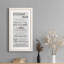 "Bathroom Rules" - Art textuel sur toile-451820830