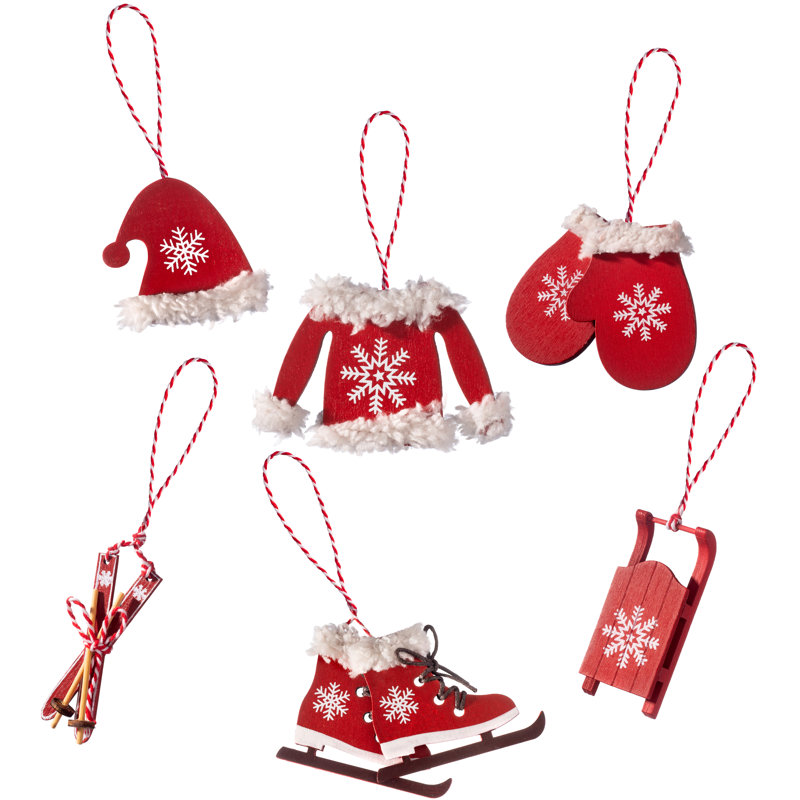 Wood Holiday Shaped Ornament