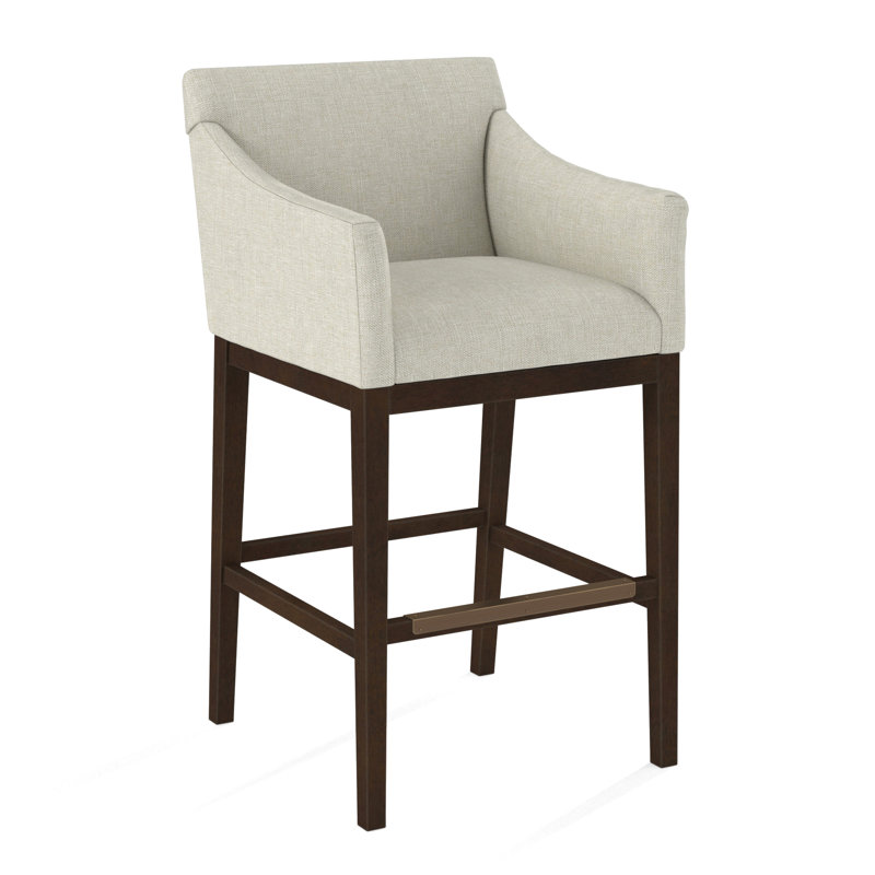 Upholstered Stool, 61650-33, Nutmeg